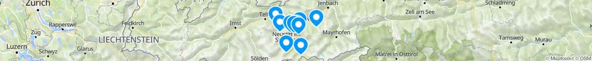 Kartenansicht für Apotheken-Notdienste in der Nähe von Innsbruck  (Land) (Tirol)